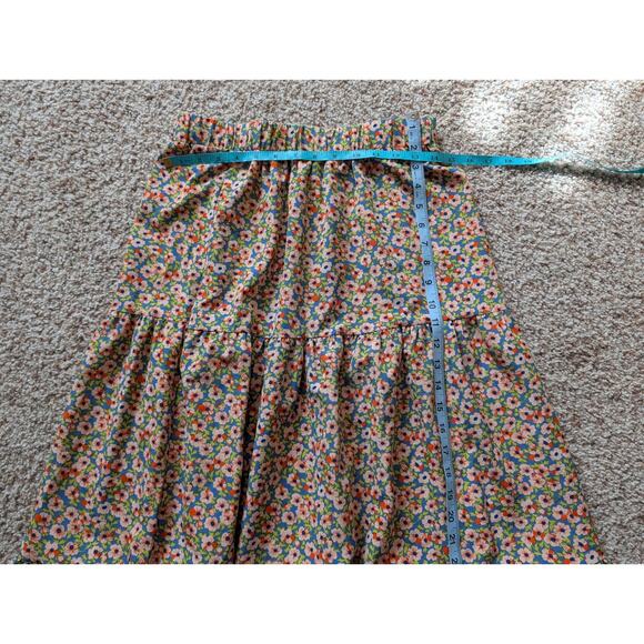 SHIEN women's long skirt, floral print, flowy & fun; Medium - Picture 6 of 7